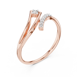 Ladies Ring 12#10030@L - Rose Gold - Image