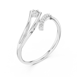 Ladies Ring 12#10030@L - White Gold - Image
