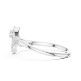 Ladies Ring 12#10030@L - White Gold - Image