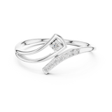 Ladies Ring 12#10030@L - White Gold - Image