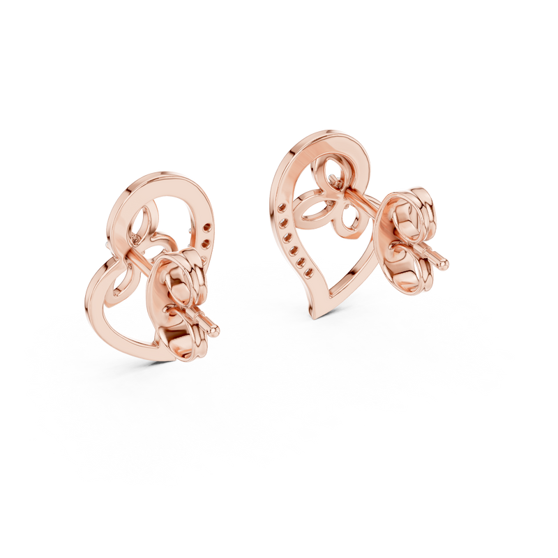 Earring 12#10031@E@7 - Rose Gold - Image