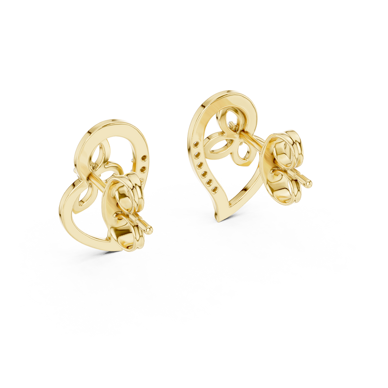 Earring 12#10031@E@7 - Yellow Gold - Image
