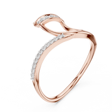 Ladies Ring 12#10031@L - Rose Gold - Image