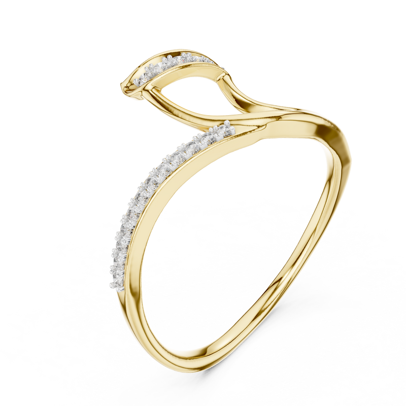 Ladies Ring 12#10031@L - Yellow Gold - Image