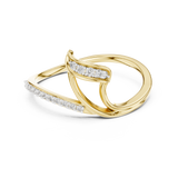 Ladies Ring 12#10031@L - Yellow Gold - Image