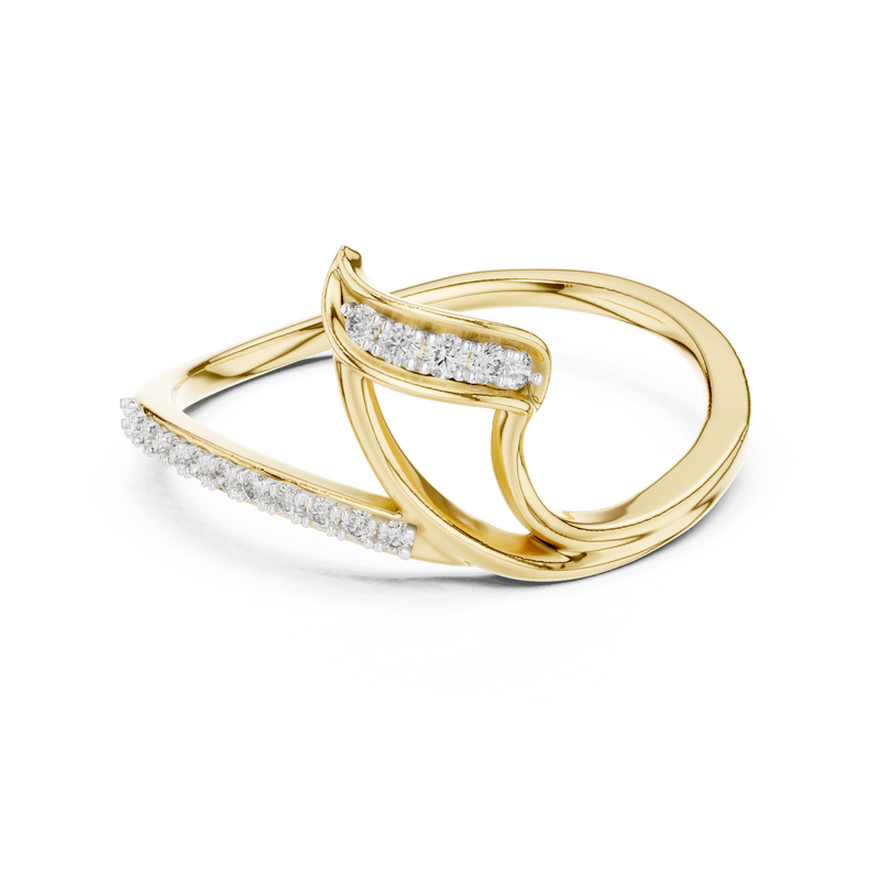 Ladies Ring 12#10031@L - Yellow Gold - Image