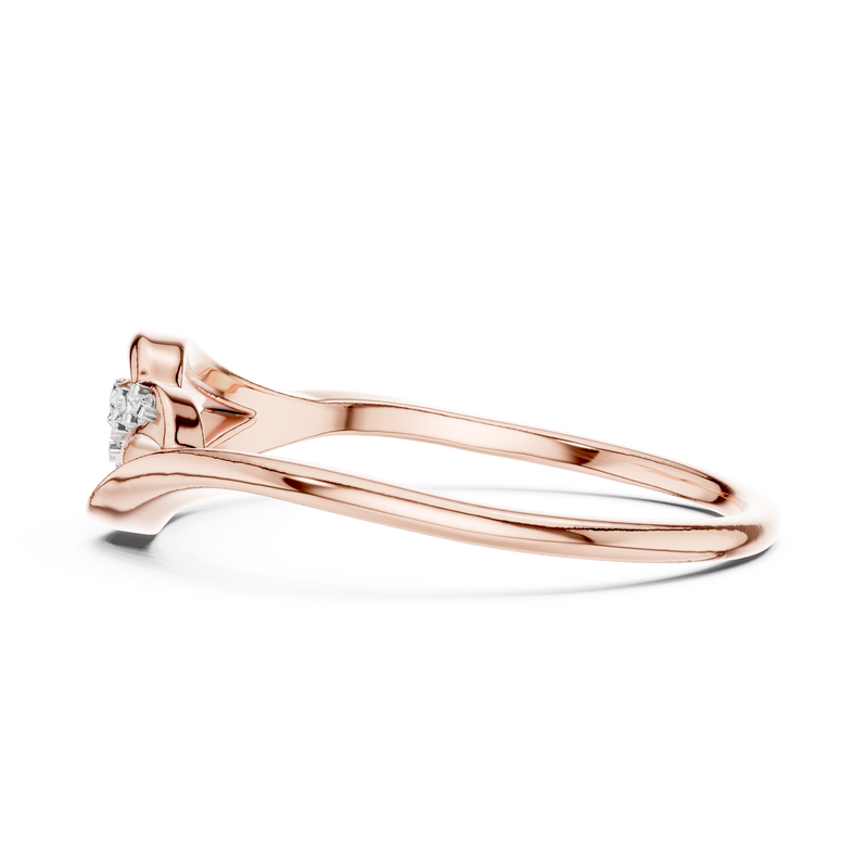 Ladies Ring 12#10032@L - Rose Gold - Image