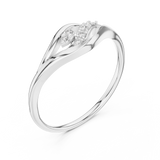 Ladies Ring 12#10032@L - White Gold - Image