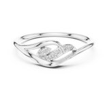 Ladies Ring 12#10032@L - White Gold - Image