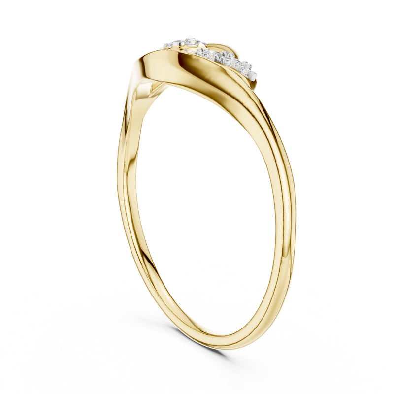 Ladies Ring 12#10032@L - Yellow Gold - Image