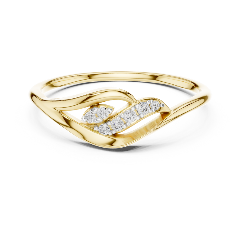 Ladies Ring 12#10032@L - Yellow Gold - Image