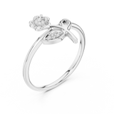 Ladies Ring 12#10033@L - White Gold - Image