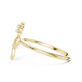 Ladies Ring 12#10033@L - Yellow Gold - Image