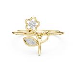 Ladies Ring 12#10033@L - Yellow Gold - Image