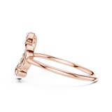 Ladies Ring 12#10034@L@7 - Rose Gold - Image