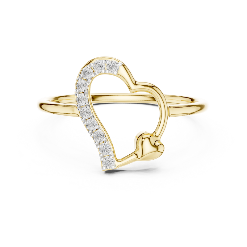 Ladies Ring 12#10034@L@7 - Yellow Gold - Image