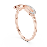 Ladies Ring 12#10035@L - Rose Gold - Image