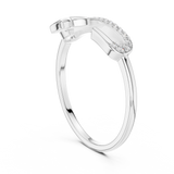 Ladies Ring 12#10035@L - White Gold - Image