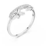 Ladies Ring 12#10035@L - White Gold - Image