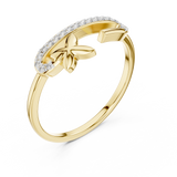 Ladies Ring 12#10035@L - Yellow Gold - Image