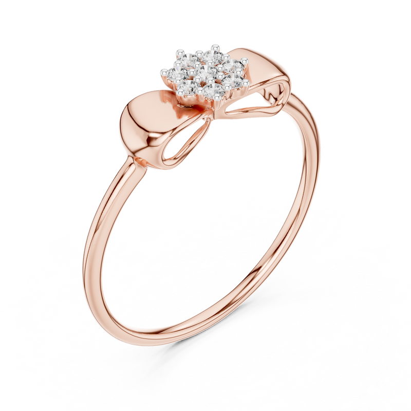Ladies Ring 12#10036@L - Rose Gold - Image