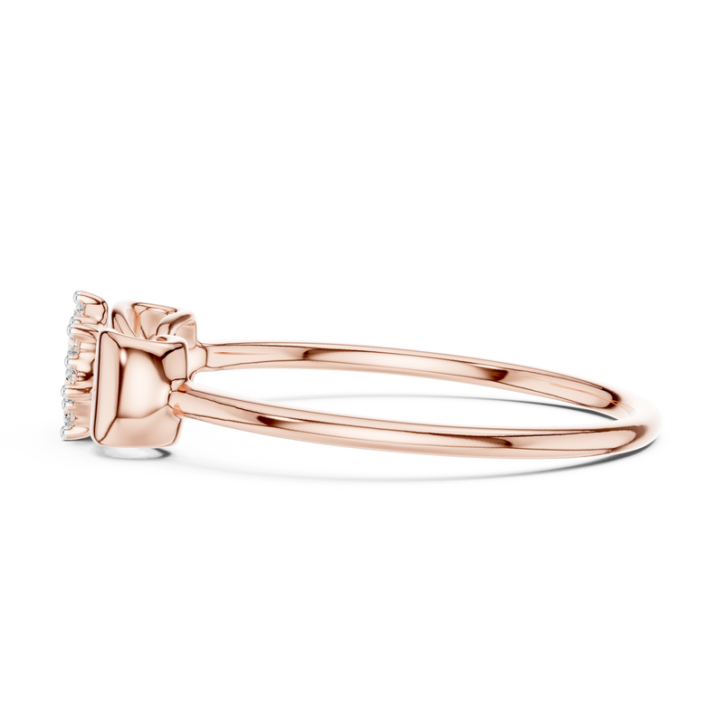 Ladies Ring 12#10036@L - Rose Gold - Image
