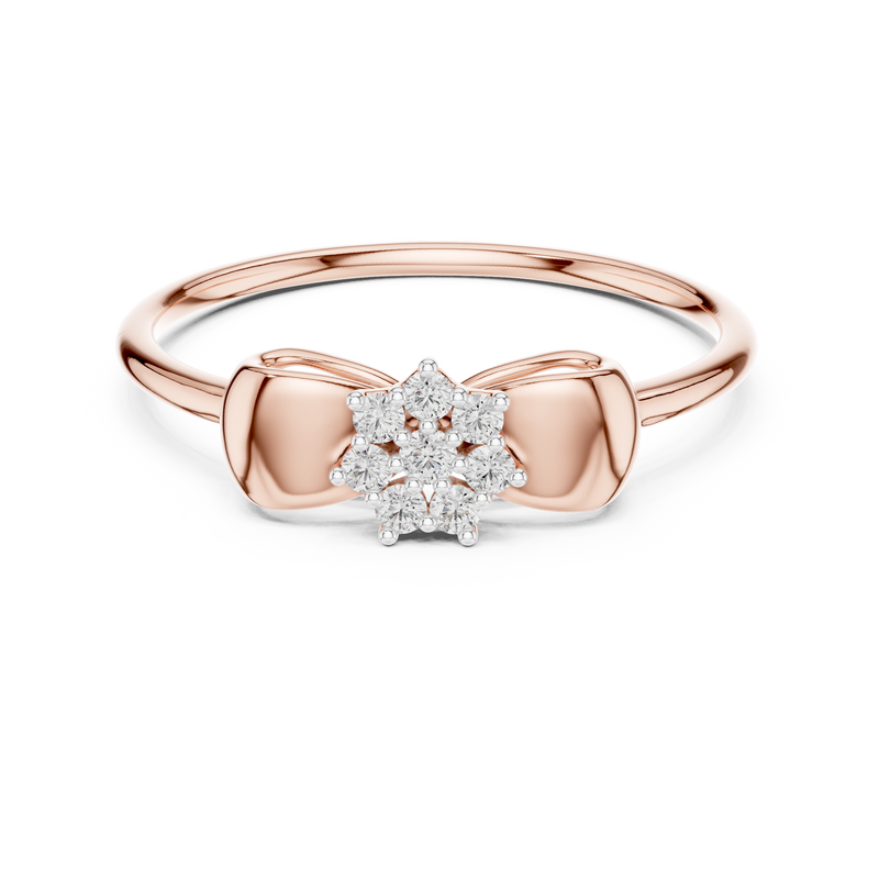 Ladies Ring 12#10036@L - Rose Gold - Image