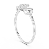 Ladies Ring 12#10036@L - White Gold - Image