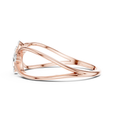 Ladies Ring 12#10037@L - Rose Gold - Image