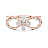 Ladies Ring 12#10037@L - Rose Gold - Image