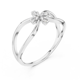 Ladies Ring 12#10037@L - White Gold - Image