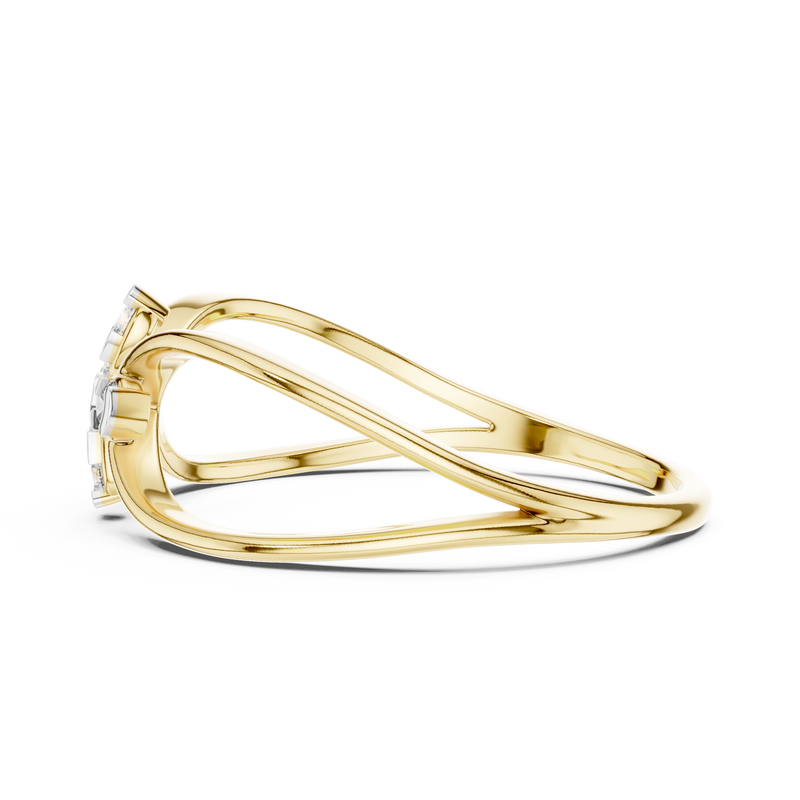 Ladies Ring 12#10037@L - Yellow Gold - Image