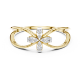 Ladies Ring 12#10037@L - Yellow Gold - Image
