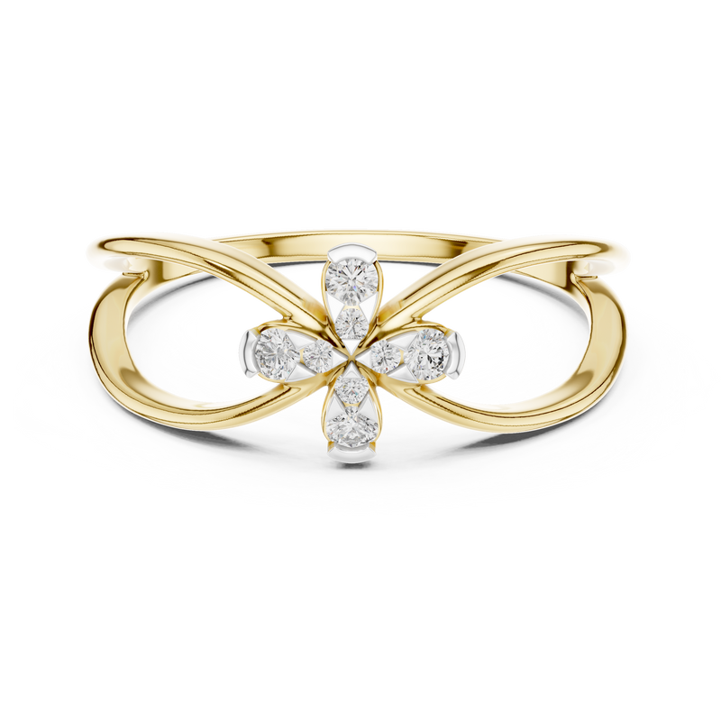 Ladies Ring 12#10037@L - Yellow Gold - Image