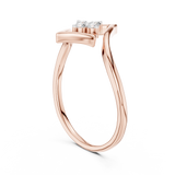 Ladies Ring 12#10038@L@7 - Rose Gold - Image