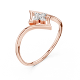 Ladies Ring 12#10038@L@7 - Rose Gold - Image