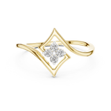 Ladies Ring 12#10038@L@7 - Yellow Gold - Image