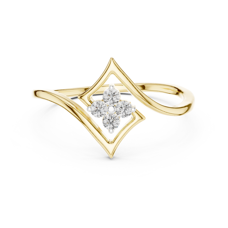 Ladies Ring 12#10038@L@7 - Yellow Gold - Image