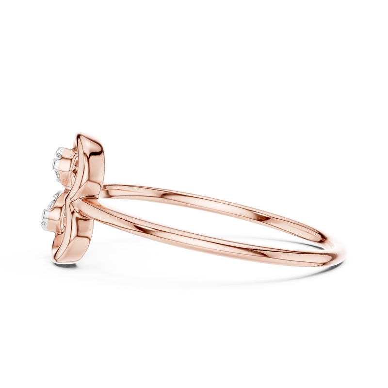 Ladies Ring 12#10039@L - Rose Gold - Image