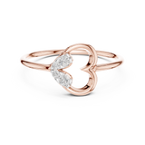 Ladies Ring 12#10039@L - Rose Gold - Image