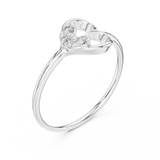 Ladies Ring 12#10039@L - White Gold - Image