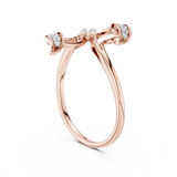 Ladies Ring 12#10040@L - Rose Gold - Image
