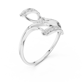 Ladies Ring 12#10040@L - White Gold - Image