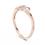 Ladies Ring 12#10041@L - Rose Gold - Image