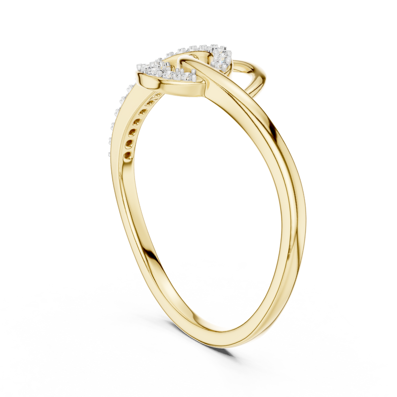 Ladies Ring 12#10041@L - Yellow Gold - Image