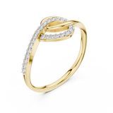 Ladies Ring 12#10041@L - Yellow Gold - Image
