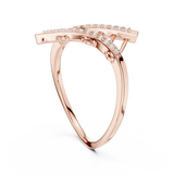 Ladies Ring 12#10042@L@7 - Rose Gold - Image