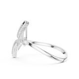 Ladies Ring 12#10042@L@7 - White Gold - Image