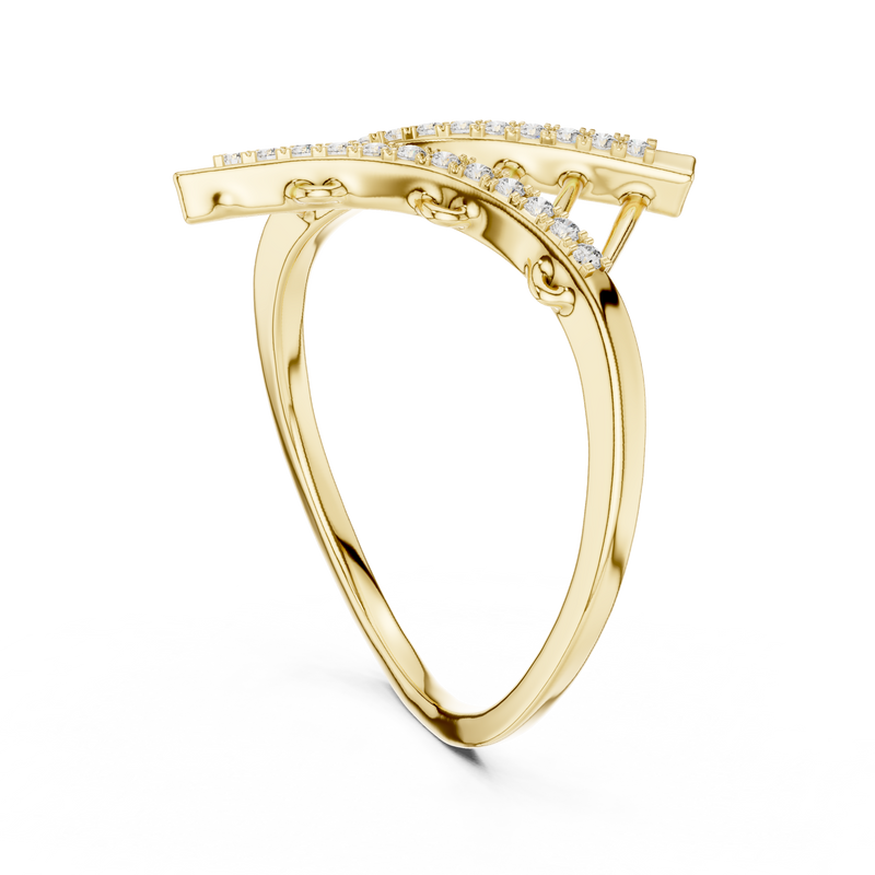 Ladies Ring 12#10042@L@7 - Yellow Gold - Image
