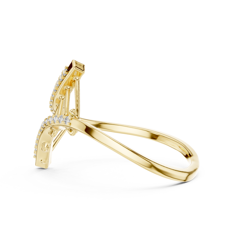 Ladies Ring 12#10042@L@7 - Yellow Gold - Image
